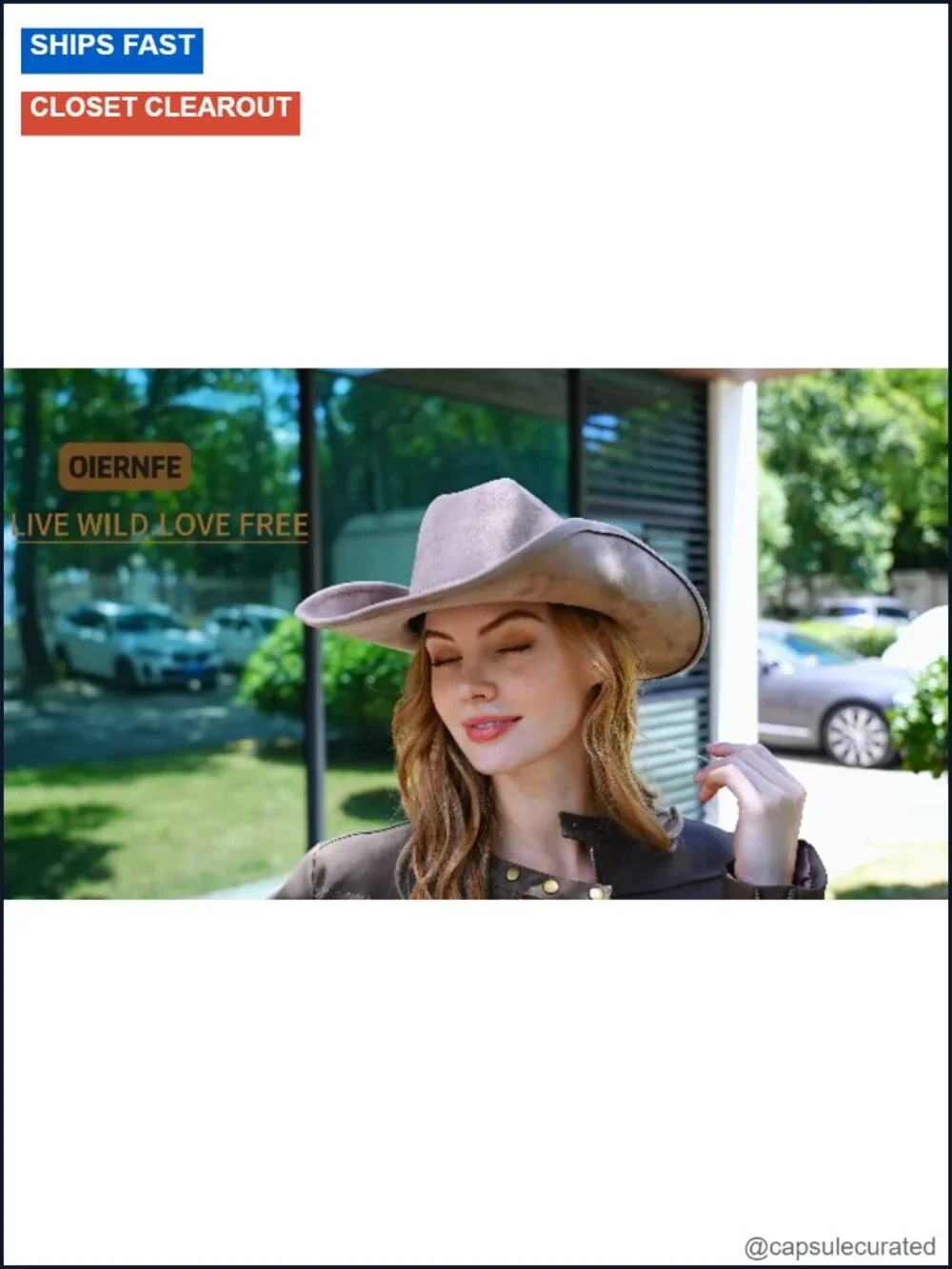 Cattleman Wide Brim Cowboy Hat for Men and Women - Western Cowgirl Hat with